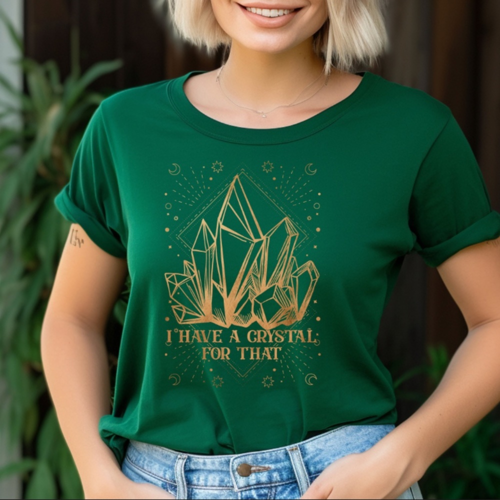 I Have a Crystal for That! Women's Jersey Short Sleeve Tee